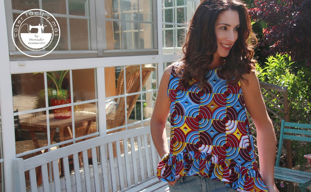 Una blusa de verano cómoda y mi blusa africana - El de Coser fácil y más by Menudo numerito