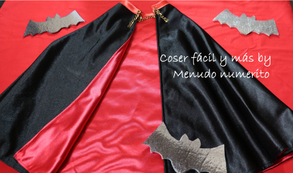 Cómo hacer una capa de vampiro para disfraz de Halloween - El blog de Coser  fácil y más by Menudo numerito