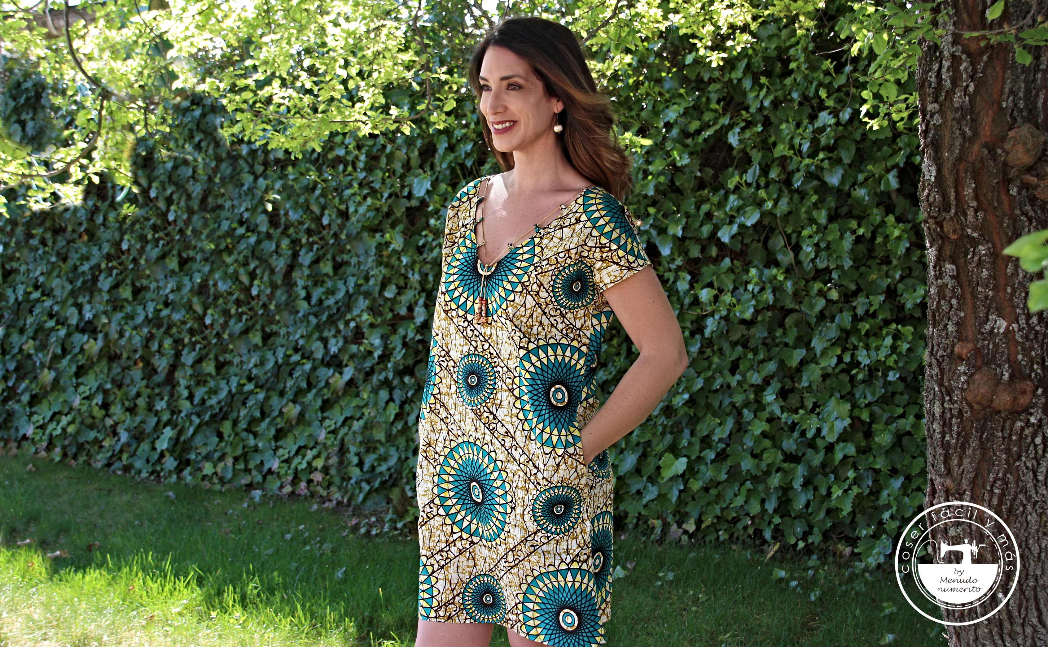 Vestido de verano Yolanda, con sabor a África - El blog de Coser