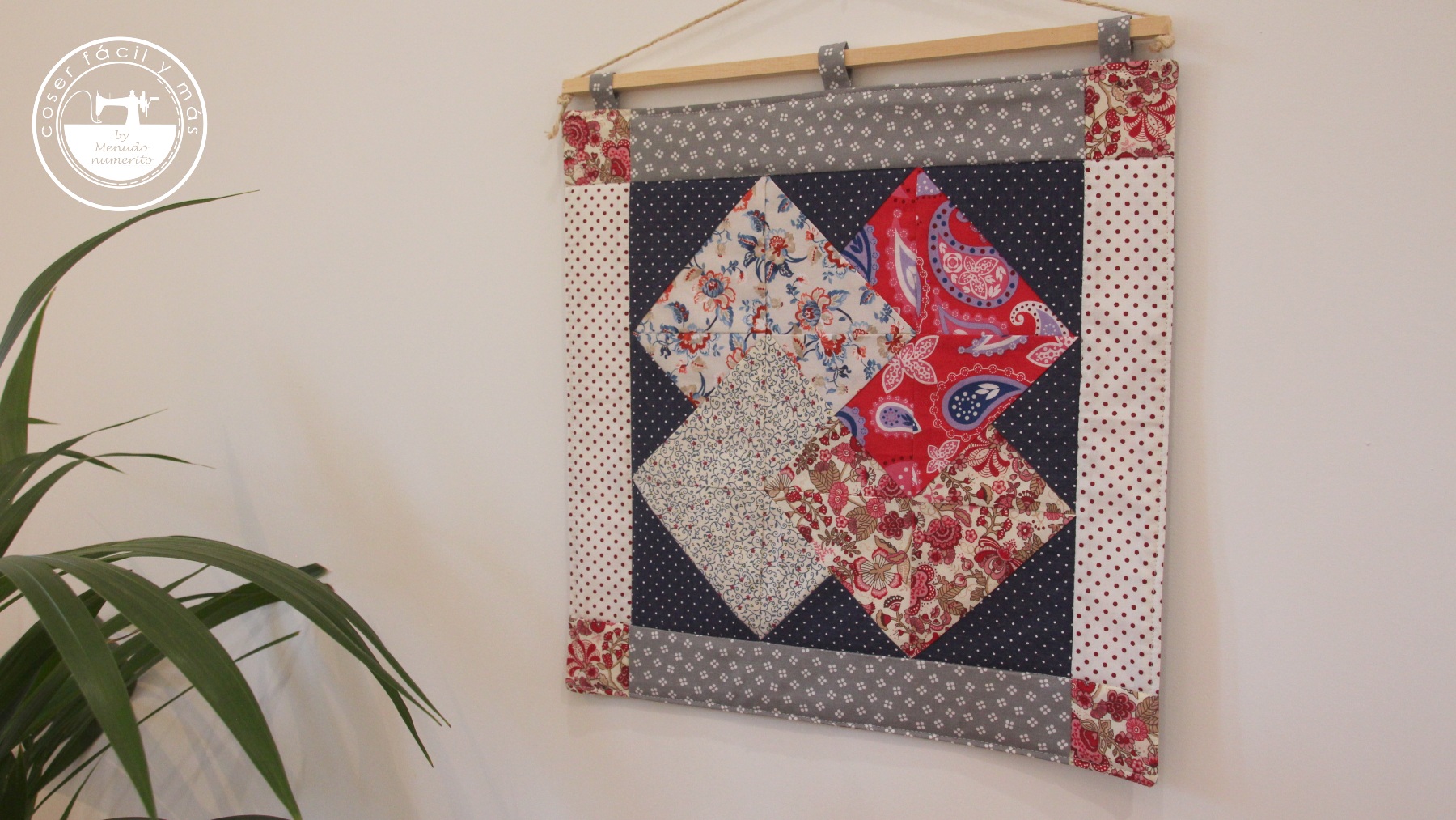 patchwork juego de cartas tapiz pared coser facil blogs de costura