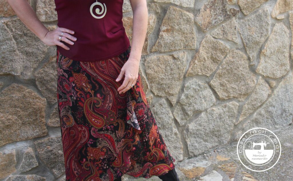 falda cruzada con volante olanes blogs de costura