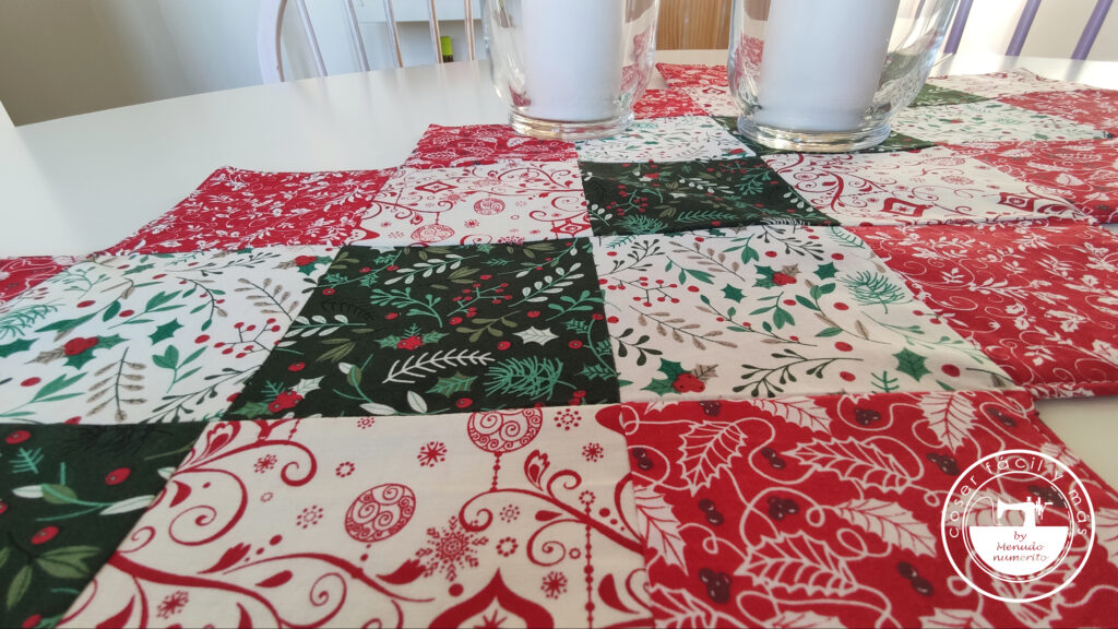 camino de mesa navidad julian lopez menudo numerito costura singer patchwork
