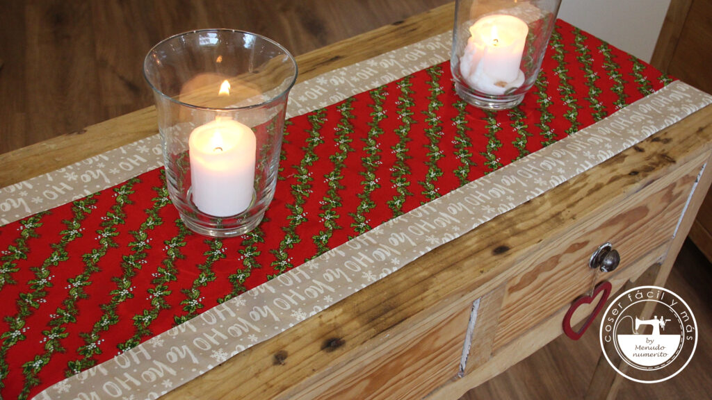camino de mesa navidad esquinas japonesas menudo numerito costura coser